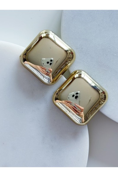 CHARMLUCKY Square Earrings