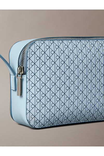Calvin Klein All-Over Monogram Logo Camera Bag