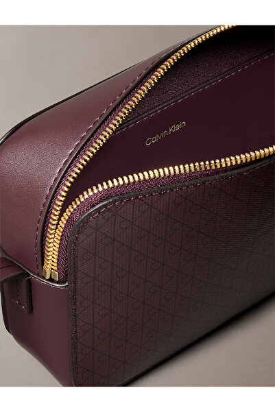 Calvin Klein Allover Monogram Logo Camera Bag