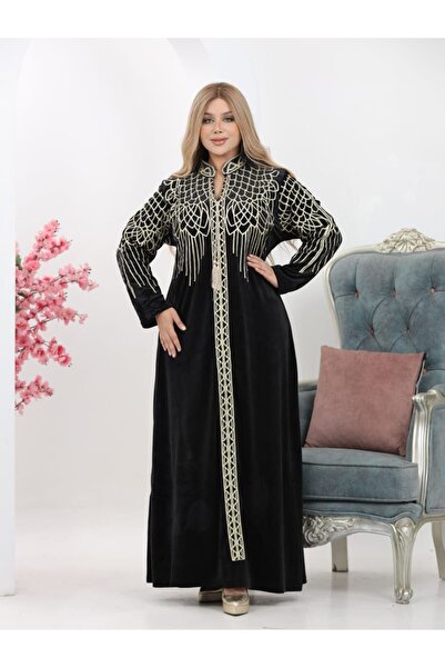 Generies High quality velvet Arabic jalabiya with a wonderful design