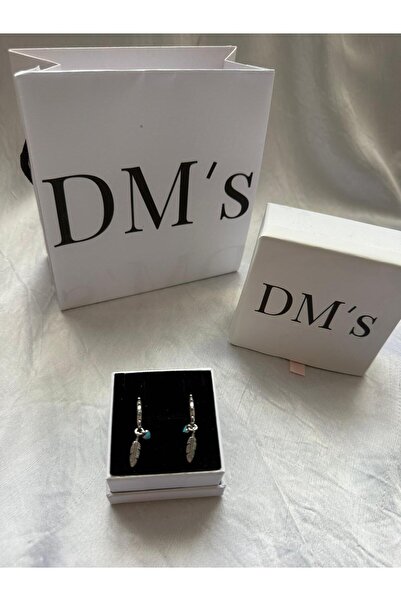 DM’s Silver Spiritüel Tüyler Gümüş Küpe