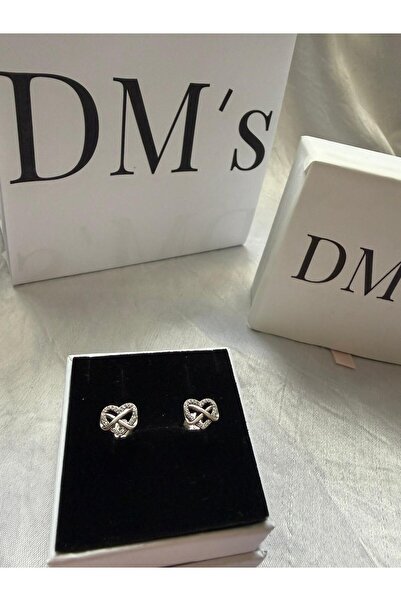 DM’s Silver Sonsuz Çivili Gümüş Küpe