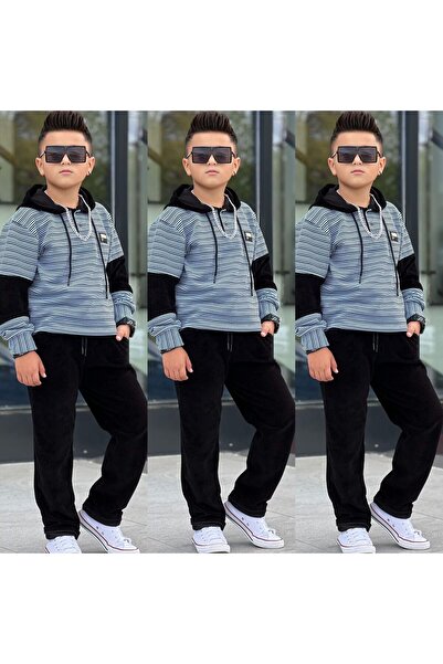 MUMİKİDS Boy's Winter Bottom and Top Set