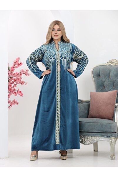 Generies High quality velvet Arabic jalabiya with a wonderful design