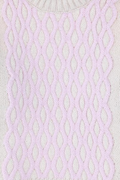 U.S. Polo Assn. Girl's Cream Oversize Sweater Tekspor195788.5