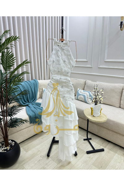 MEZON FASHION Mid-length pink evening dress