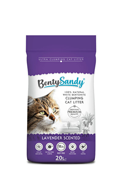 BentySandy MyPetShop - Ultra Clumping Cat Litter (Lavender 10L)