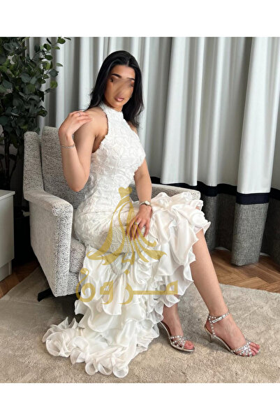 MEZON FASHION Mid-length pink evening dress