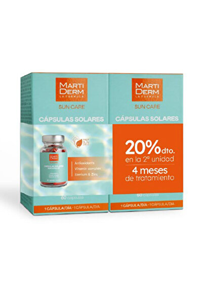 Martiderm Sun Care Solarkapseln Packung 2 X 60 Einheiten
