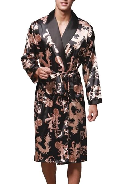 Margoun أيها السادة التنين رداء العباءات منامة الملابس الداخلية قمصان النوم ا...