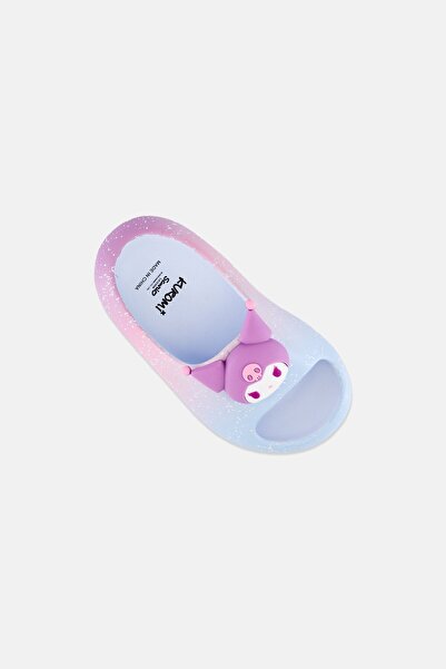 SANRIO Toddlers Girl Kuromi Slip On Slippers, Lavender