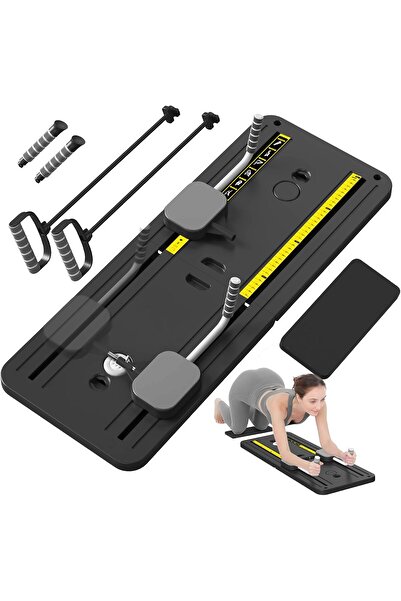 Ehi Pilates Board, 5-in-1 Pilates Reformer Set, Multi-Purpose Foldable Pilate...