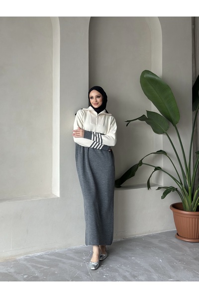 NEW DAĞ Detailed Knitwear Dress