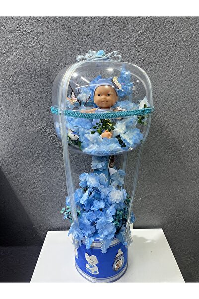 SürprizÇiçekEvi Ledli Büyük Boy Bebekli Aranjman