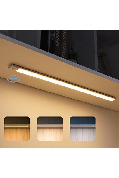 RADIOTRONICS Under Cabinet Light, Necomi 3-Color Motion Sensor Rechargeable LED Closet Light, 30cm