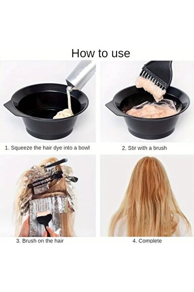 Twinkle Mart Hair Dye Brush Set for Salon Color Applicator, Balayage, Tint, Coloring Kit & Bleaching Tools