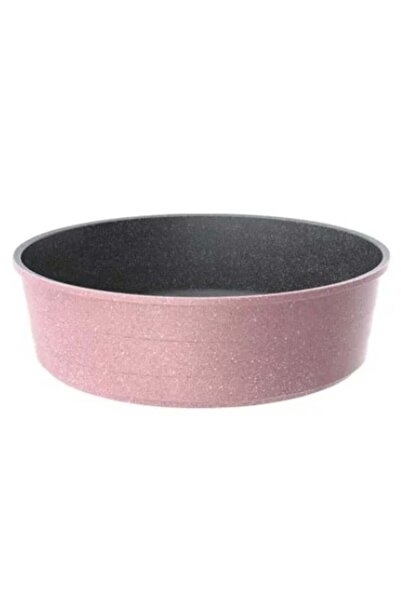 NEOFLAM Neoflam Round Granite Baking Tray, Pink, 26 cm