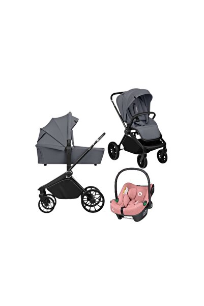 Lionelo Carucior 3 in 1, Lionelo, Mika Plus, Cu scoica auto Roz testata ADAC,...