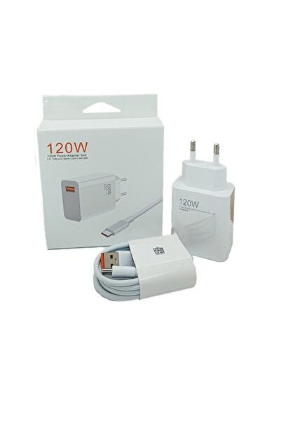 OEM Universal 120W Charger, European Plug, Fast USB-A, Cable Included 1m