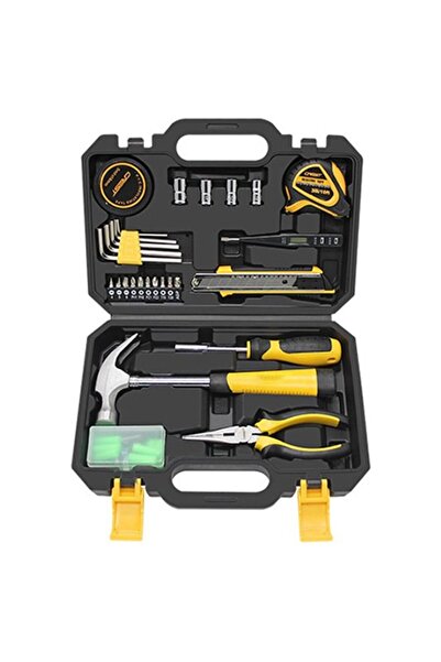 fulina 10-Piece Hardware Tools Set, Home Maintenance Tools, Combination of Mixed Tool Sets, With Portable T