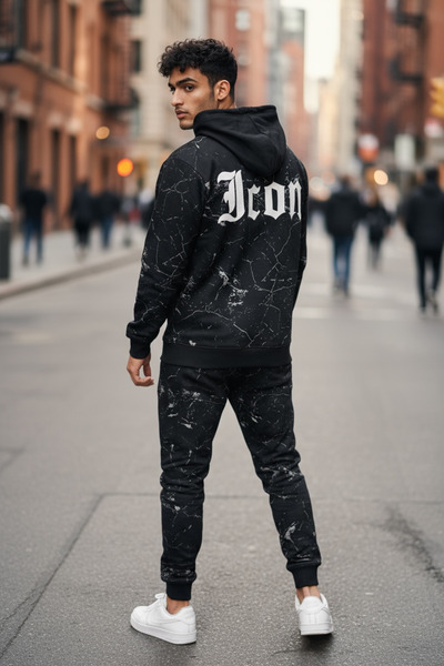 dehaine Men's tracksuit, sweatshirt + pants, ICON, 13380