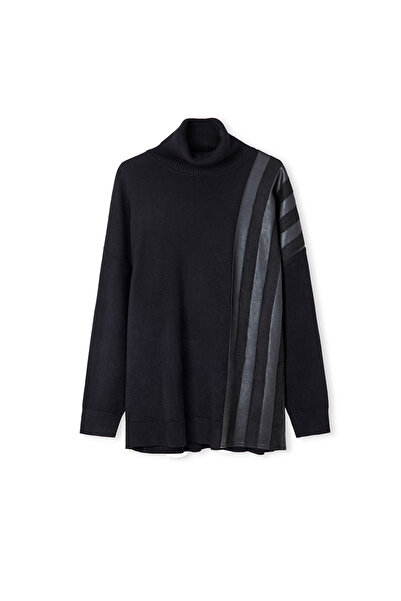 İpekyol Oversized D Knitwear with Contrasting Texture