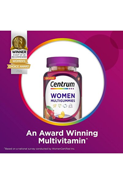 Centrum MultiGummies Gummy Multivitamin for Women - Assorted Fruit Flavor, 170 Count