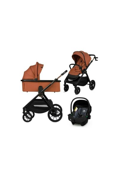 Lİonelo 3 in 1 stroller, Lionelo, Layla, Up to 22 kg, Aluminum frame, With reinforced carrycot and mattress made of