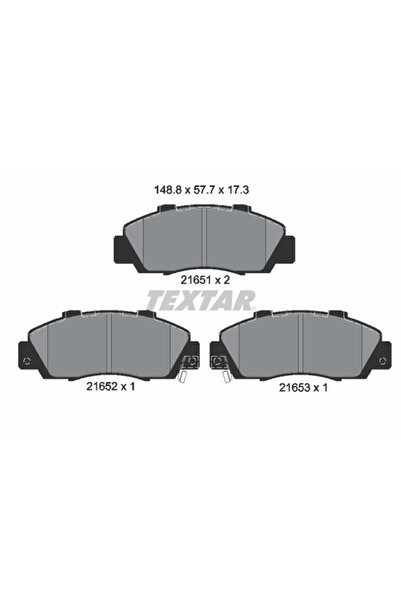 TEXTAR Set Placute Frana Frana Disc Acura Legend 2/Nsx Honda Accord 4 Aerodec...