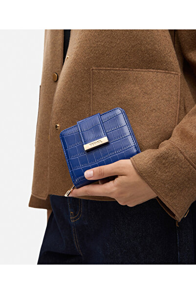 İpekyol Crocodile Skin Look Wallet