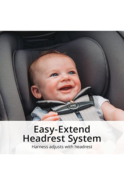 Chicco KeyFit 35 Zip ClearTex Infant Car Seat and Base, Rear-Facing 4-35 lbs - Ash/Grey