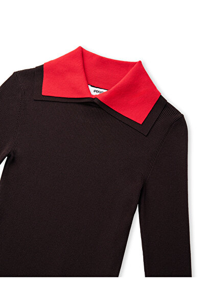 İpekyol Double-Piece Look Colorblock Knitwear