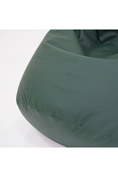 Danube Home Oxford XL Bean Bag Chair - Green PVC Fabric, Foam Filling, 2-Year Warranty