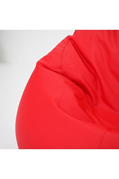 Danube Home Oxford XXL Bean Bag Chair - Red PVC Fabric, Foam Filling, 2-Year Warranty