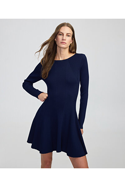 İpekyol Volanlı triko elbise