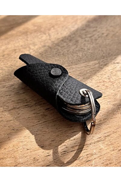 Fil Deri Genuine Leather Minimal Design Keychain 2094