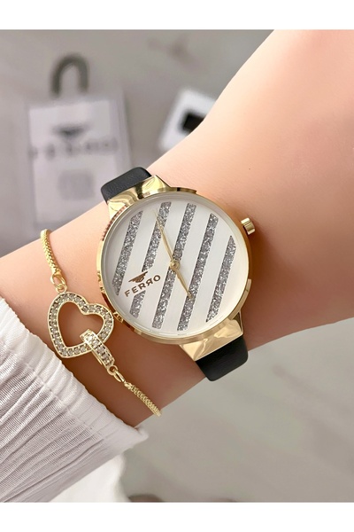 FERRO Women's Wristwatch - Original Product - Bracelet Gift - 3 Atm Waterproof