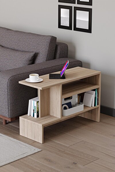 Hofga Sümela Raflı Yan Sehpa - Gazetelik, Dergilik, Kitaplık