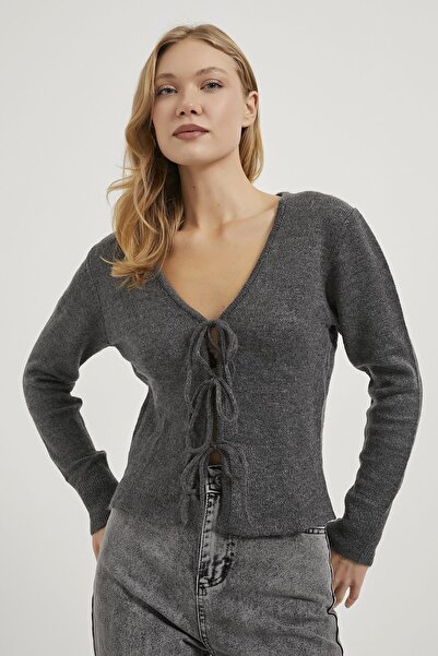 Arma Life Armalife 4414 Bound-Together Detail Knitwear Women's Cardigan