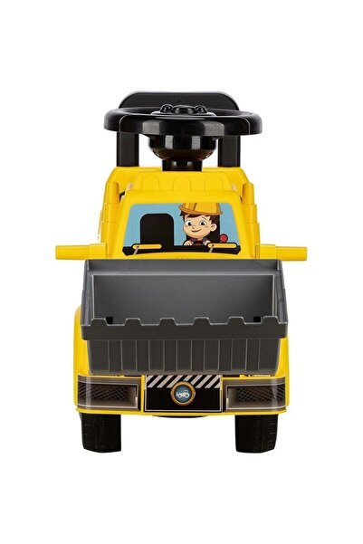 Free2Move Ride-on vehicle, Free2Move, Bulldozer, lights and sounds, With storage space, 19-36 months, Yellow