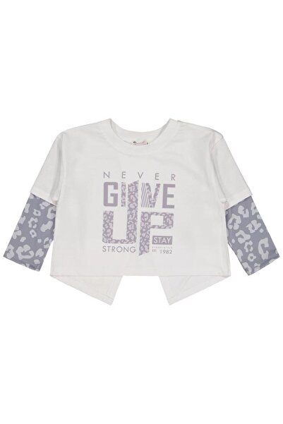 Civil Girls Φούτερ Leopard για 2-5 ετών - Λευκό 4-5 ετών