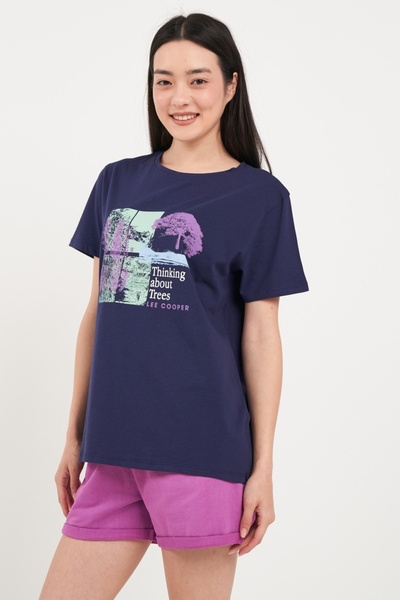 Lee Cooper Women's short-sleeved T-shirt with print