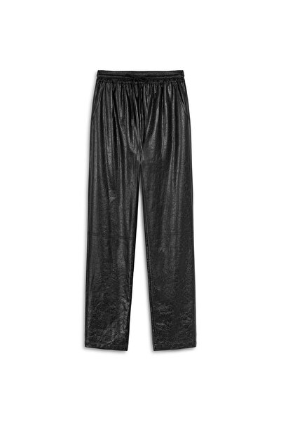 Twist DERİ GÖRÜNÜMLÜ ELASTİK BEL PANTOLON