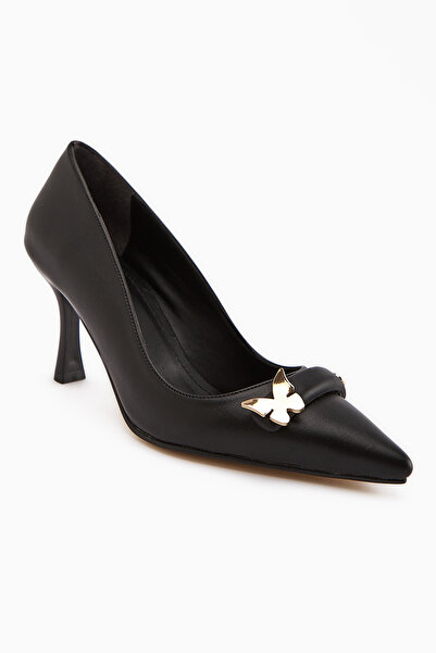 Limoya Misa Black Buckle Women's Stiletto