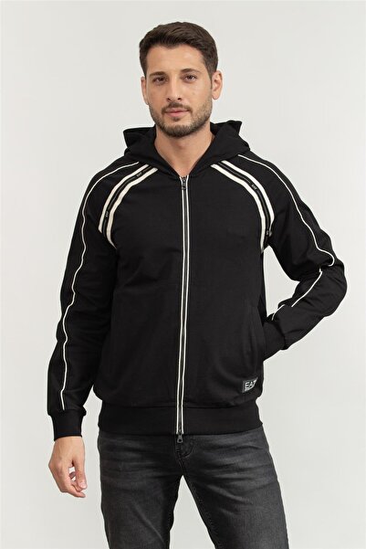 EA7 Erkek Fermuarlı Sweatshirt