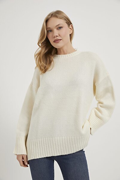 Arma Life Armalife 4700 Bi̇s Yaka O Oversized Women's Sweater