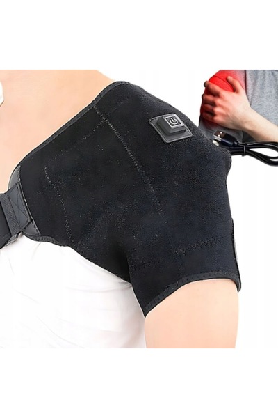 verk group Heated shoulder/arm band, Verk Group, 3 heating levels, USB-C, black, 35x35cm, complete set