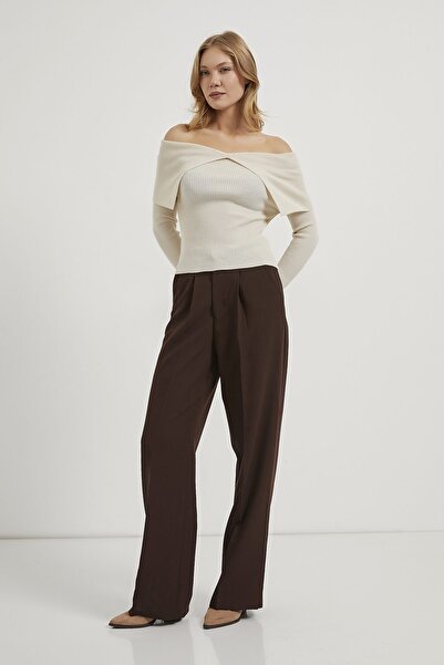 Arma Life Armalife 6303 Off-Shoulder Knitwear Women's Sweater