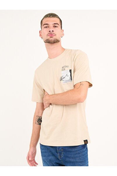 Kenvelo Tricou barbat cu maneca scurta si imprimeu
