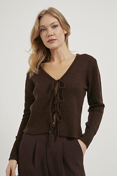 Arma Life Armalife 4414 Bound-Together Detail Knitwear Women's Cardigan